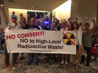 No Consent to High Level Waste