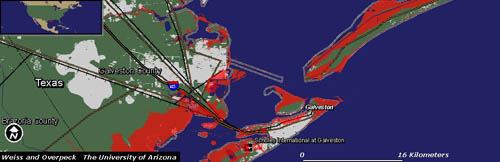 CorGalvestonpus climate map